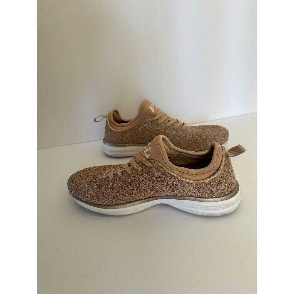 APL Athletic Propulsion Labs Techloom Phantom Metallic Rose Gold Womens Sz 10